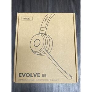 Jabra Evolve 65 TE (Third Edition) Wireless Dual-Ear Headphones in Black
